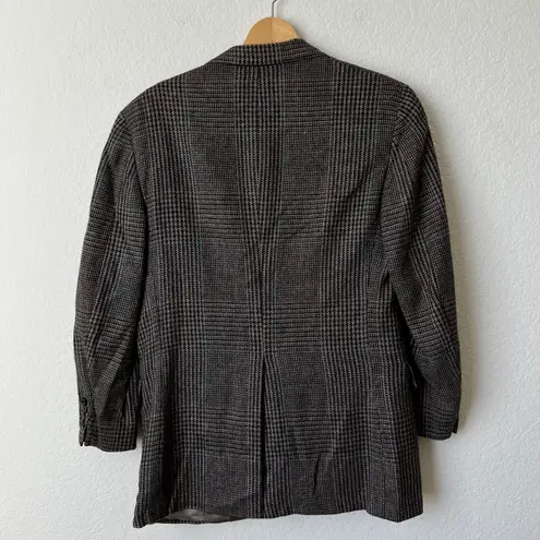 Nordstrom Vintage  Gray Plaid Blazer