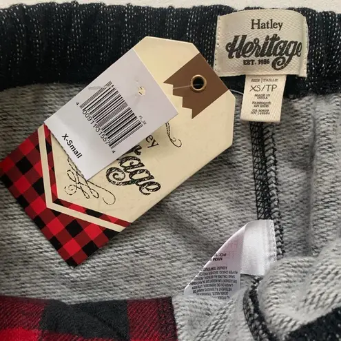 Hatley Heritage Joggers Women’s Charcoal Bear Drawstring Pockets Joggers Size XS