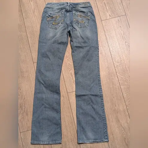 Silver Jeans Toni Womens 26 x 33 Long Tall Ripped Bootcut Flare Boot Leg Stretch