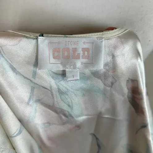 Stone Cold Fox Stone Cold Fox Giselle Floral Robe Mini Dress Size 1