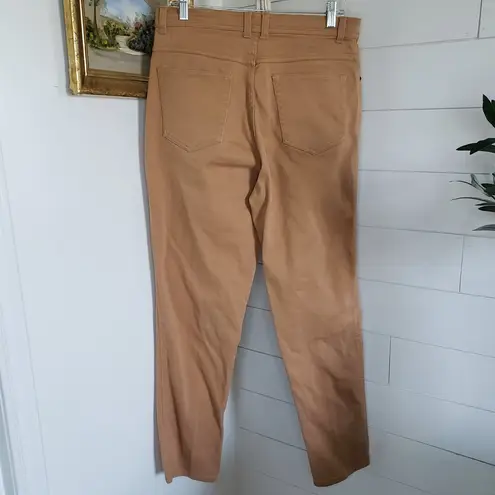 Bill Blass  Vintage Tan Camel Stretch High Rise Tapered Leg Mom Jean Size 10