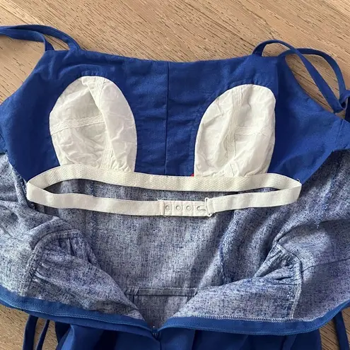 Vintage Malia Strawberry Dress & Bolero Set Blue Cottagecore Retro Pinup