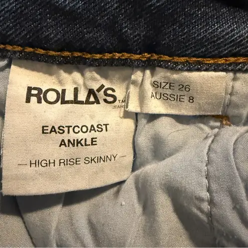 Rolla’s Eastcoast Ankle High Rise Skinny Jeans Women's Size: 26 Blue