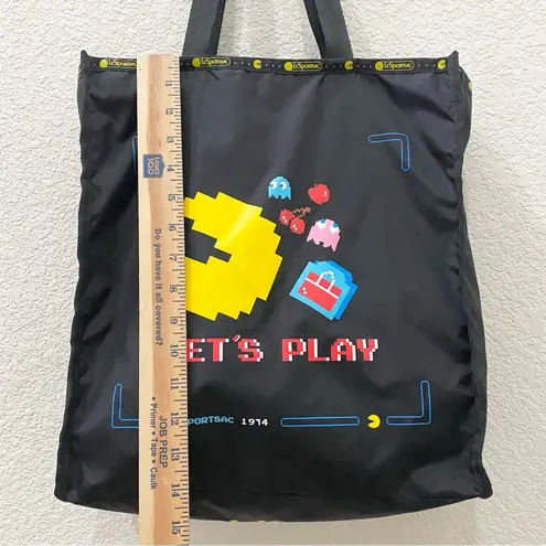 LeSportsac X Pac-Man Black Lets Play Tote Large Book Bag