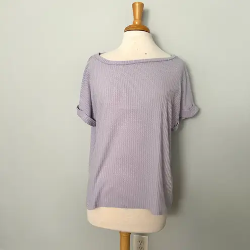 BiBi Lavender Lilac Light Purple Oversized Top