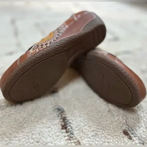 L'Artiste by Spring Step Agacia Leather Brown Clogs Shoes Loafers Artisan Size 7.5