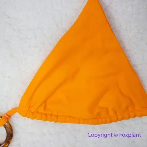 NEW Free People x VDM the Label Marley Ziggy Reversible Bikini Top, S Orange