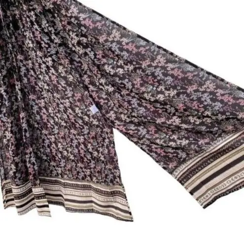 Baevely Boho Floral Kimono Duster Coverup