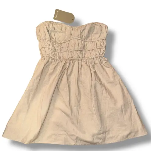 Meshki Eloise Linen Dress Natural