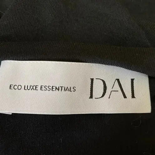 Dai Black Crew Neck Pullover Short Sleeve Basic T Shirt Tee Top Size XS