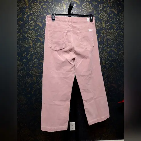 7 For All Mankind  Alexa Cropped Wide Leg Trouser Corduroy Pants