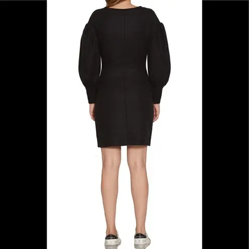 Walter Baker Polly Puff Sleeve Dress, Black, Size Medium, (6/8), Black, NWT
