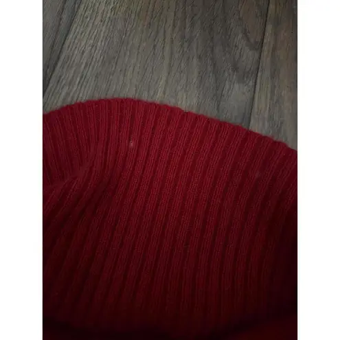 Venezia Jeans Angora Blend Red V Neck Wrap Sweater Soft Stretch Size undefined - Image 8