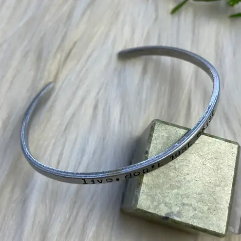 Live dont just exist cuff bangle bracelet