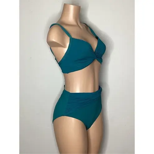 Bleu Rod Beattie New. green teal bikini. 34D/10