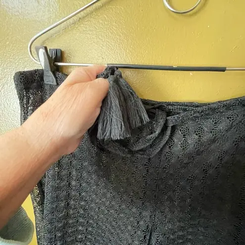 Becca by Rebecca Virtue size L nylon lace beach coverup.