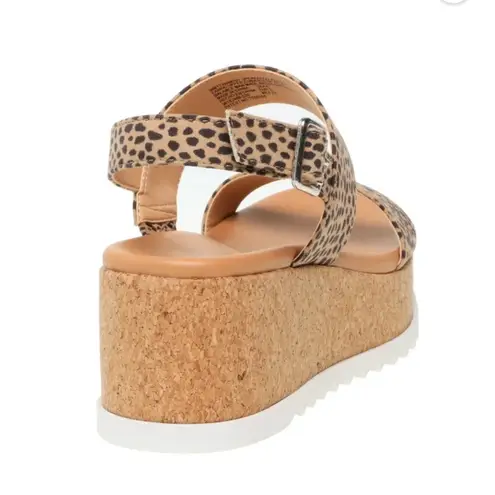 Time And Tru Leopard Platform Sandals