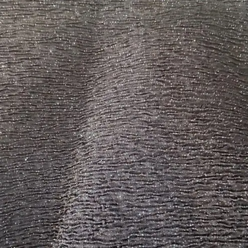 Eliza J Blue Beaded Neck Cap Sleeve Zipper Back Formal Blouse Women Sz 6