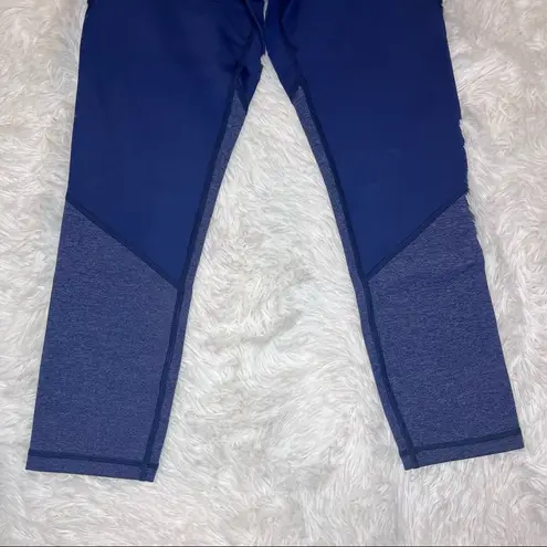IRIS & INK // REVOLVE High Rise Cropped Legging Small Pantaloni Navy Heather NWT Blue
