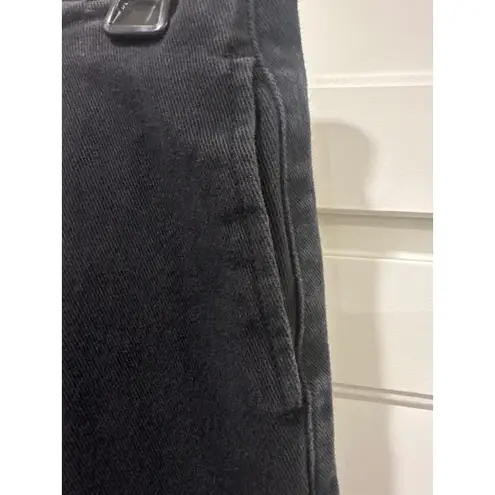 Day to Day Blu Pepper Black Denim Mini Skirt Button cottonCasual Women's Large