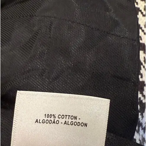 DL1961 New Cropped Houndstooth Button-Up Jacket, Medium