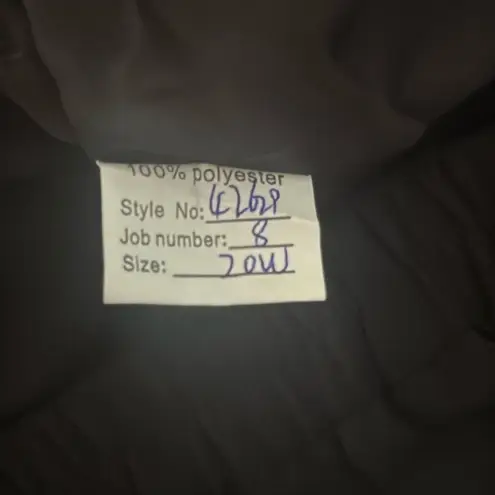 Women’s Black Chiffon 3 Piece Pants Suit Long Lapel Detail Jacket Plus Size 20W