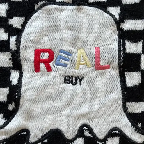 The Real Buy Ghost Checker Jumper - Trevor Andrew GucciGhost Sweater SS20