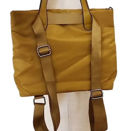 A New Day  Mini Square Convertible Backpack Crossbody Adjustable strap Yellow