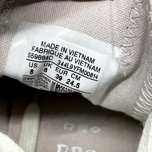 Converse  Chuck Taylor All Star OX Leather Sneaker Pale Putty Silver Womens 8