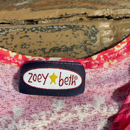 Vintage Y2K Zoey Beth Pink Floral Knot