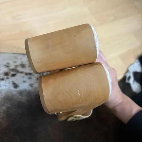 Veronica Beard VERNICA BEARD Hannalee Sherpa Suede Open Toe Mule Clog with Sherpa Size 5.5