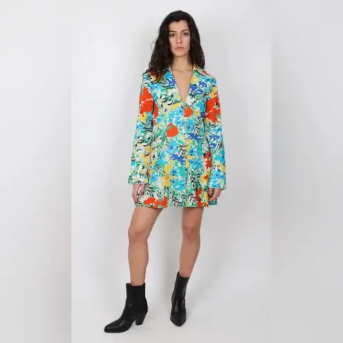 RIXO Jackie Floral Mini Dress