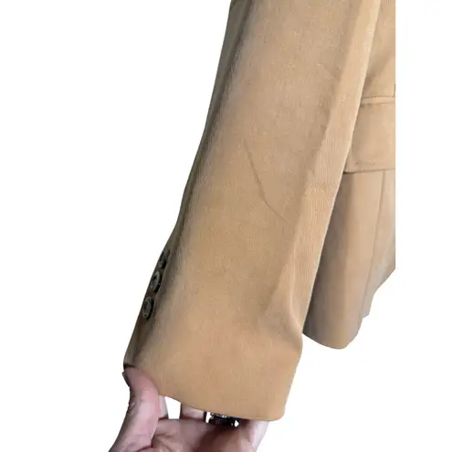 NWT Adroit Atelier Hunter Single Breasted Stretch Blazer Sz. L Tan Size L