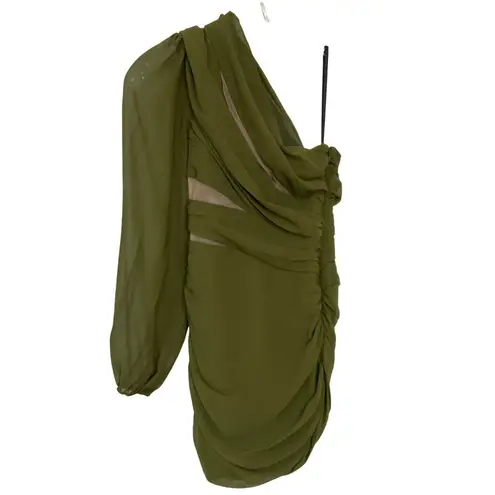 Michael Costello x REVOLVE Mai Mini Dress in Olive XX-Small New Womens Party