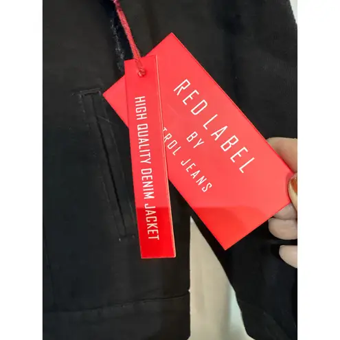 Red Label Patrol Jeans Black Distressed Denim Jacket