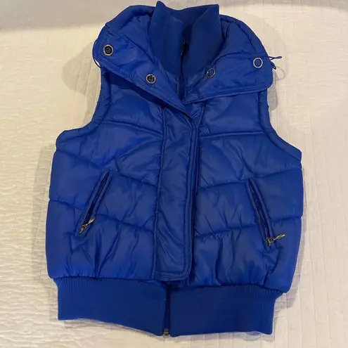 INC Womens Cobalt Blue Vest / Size Medium