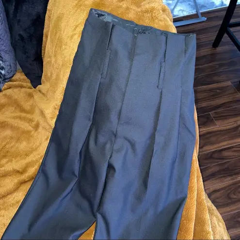 ANINE BING Yves Black High Waist Trouser