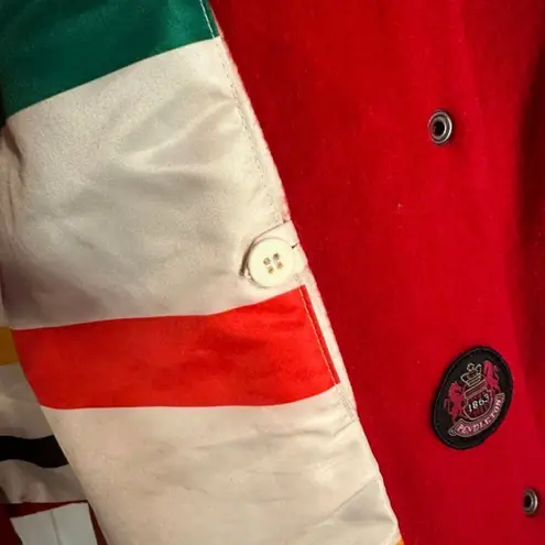 Pendleton XL Women’s Wool Cherry Red Pea Coat Vintage