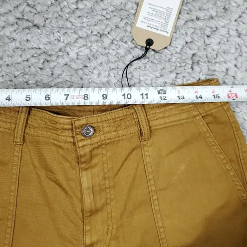 prAna  Sancho Slim Chino Pants Women's Size 10 Brown Yellow Organic Cotton