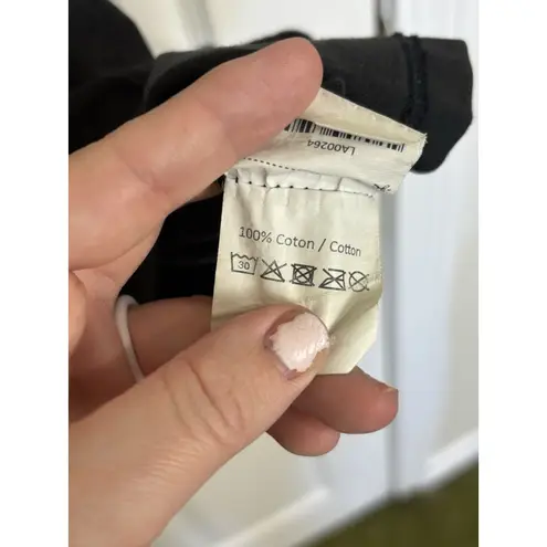 LA City Streetwear Graphic Tee Bald Eagle Free Spirit Cotton Size XL Boxy Fit Black