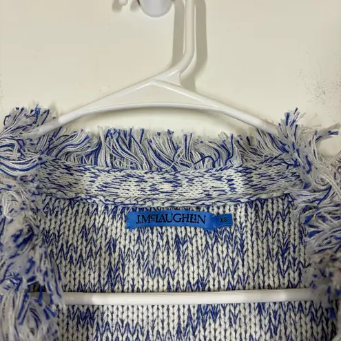 J McLaughlin Simone Knit Cardigan Size XS Blue