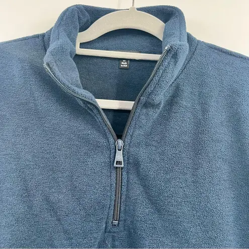 Beyond Yoga New Terrain Pullover Nocturnal Navy Quarter Zip Sweatshirt sz XS NWT