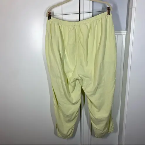 iridium set lagenlook boho relaxed citron green 100% cotton size xl resortwear