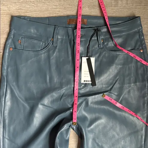 Judy Blue NEW  high-waisted tummy control faux leather bootcut pants 32