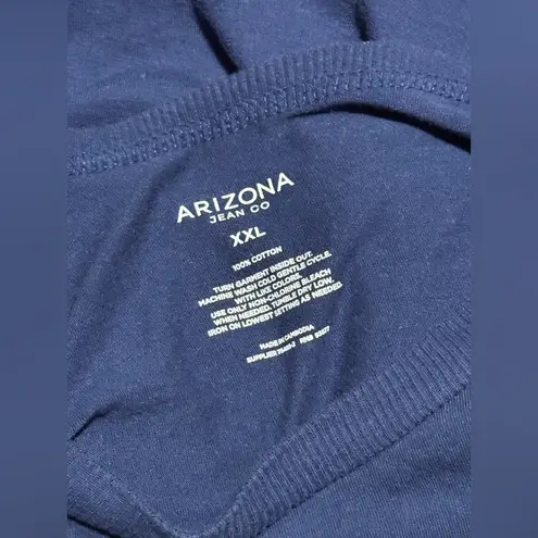 Arizona Jeans EUC Arizona Jean Co Blue Get Lost Graphic Long Sleeve Sweater size XXL