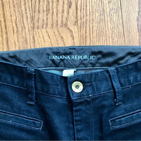 Banana Republic  Rare The Flare Jean Dark Denim Blue 70’s Flare Women’s Size 26