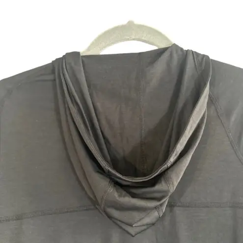 Puma  Black Hooded Cropped Lightweight Casual Athletic Jacket Women Sz S