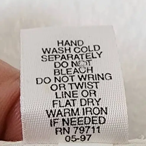 Victoria's Secret Vintage  Heart Label Cream Sequin Beaded Lace Robe OS NO BELT