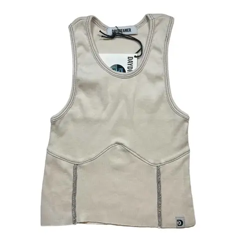 Daydreamer The Backstage Tank in Dirty White XS New
