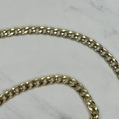 Gold Tone Flat Chain Link Purse Handbag Replacement Strap ✨